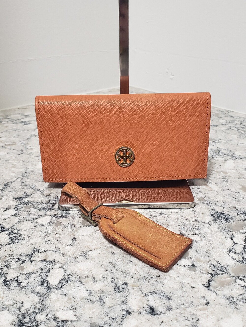 Tory Burch & Louis Vuitton Luggage Tag Bundle